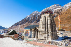 Kedarnath Temple is a Hindu temple dedicated to god Shiva. It is on the Garhwal Himalayan range in Kedarnath, Uttarakhand state in India.